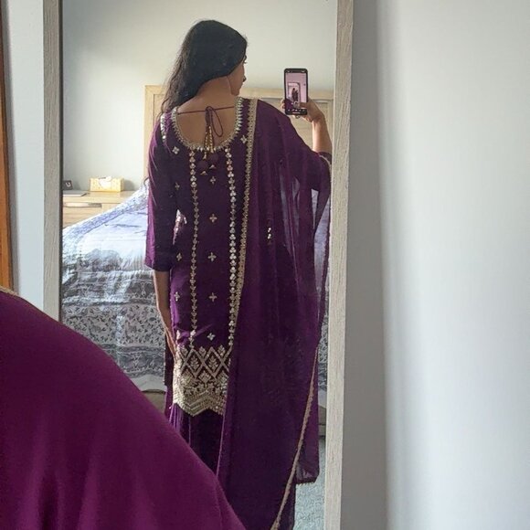 Purple Sharara - Picture 4 of 7